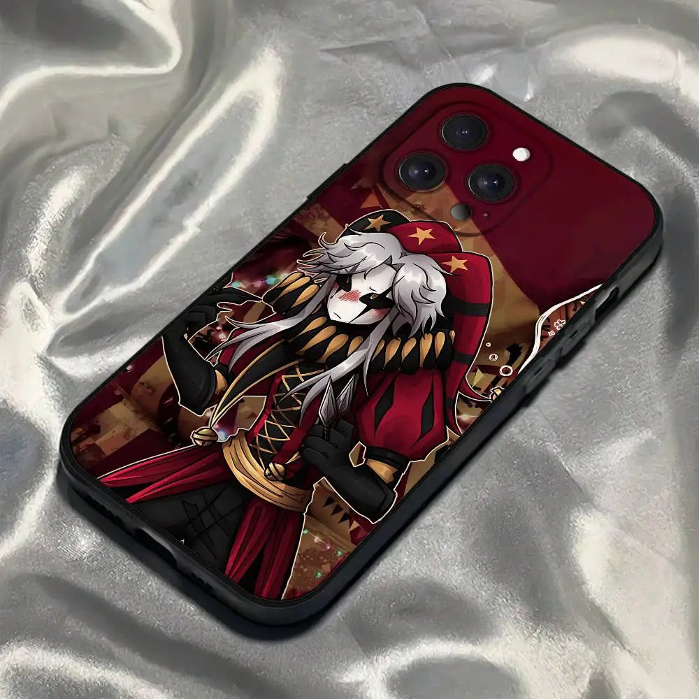 The Freak Circus Pierrot Phone Case For IPhone 17 Pro 15 13 14 16 11 12 Pro Max Plus XR XS X SE Matte Soft Funda Silicone Cover