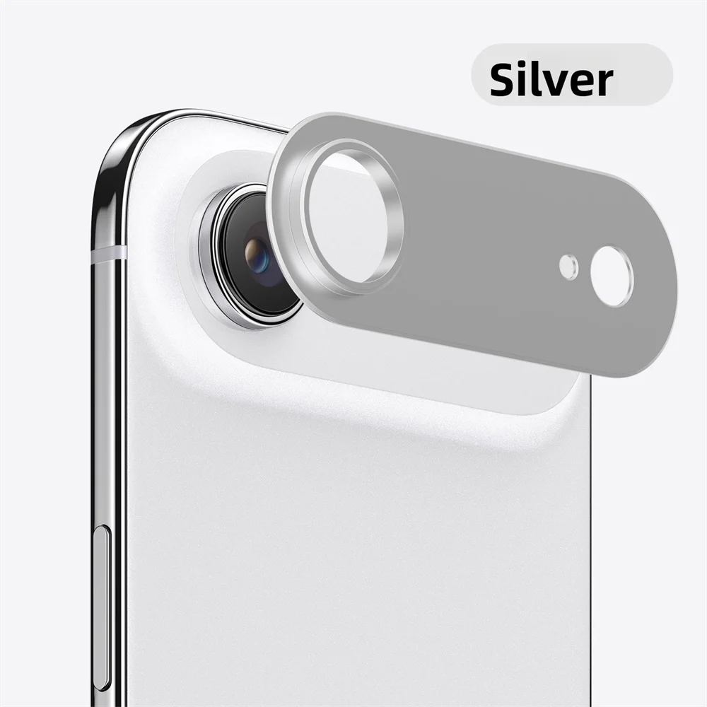 1-3Set Ultra HD Alloy Metal Camera Film for IPhone Air 17 Pro Max Anti-Scratch Tempered Glass Lens Ring Protector Accessories