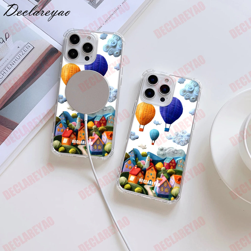 Custom Matte For MagSafe Soft Case For Apple iPhone 17 Air 17e 16 16e 15 14 Plus 13 12 Mini 11 Pro Max 7 8 SE 2022 2020 Covers