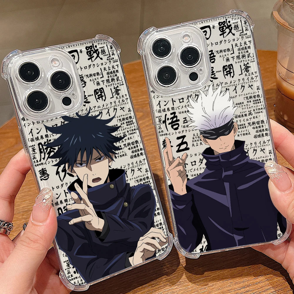 Anime Jujutsus Kaisen Gojos Phone Case For Motorola Moto Edge G G86 G06 G56 70 60 50 G24 E15 Pro Neo Fision Stylus Power 5G