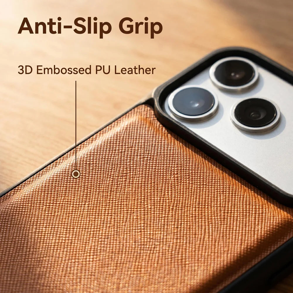 Stylish Luxury Saffiano PU Leather Phone Case Multi Trendy Colors Slim Fashion Shockproof Cover For iPhone 18 17 16 15 14 Series