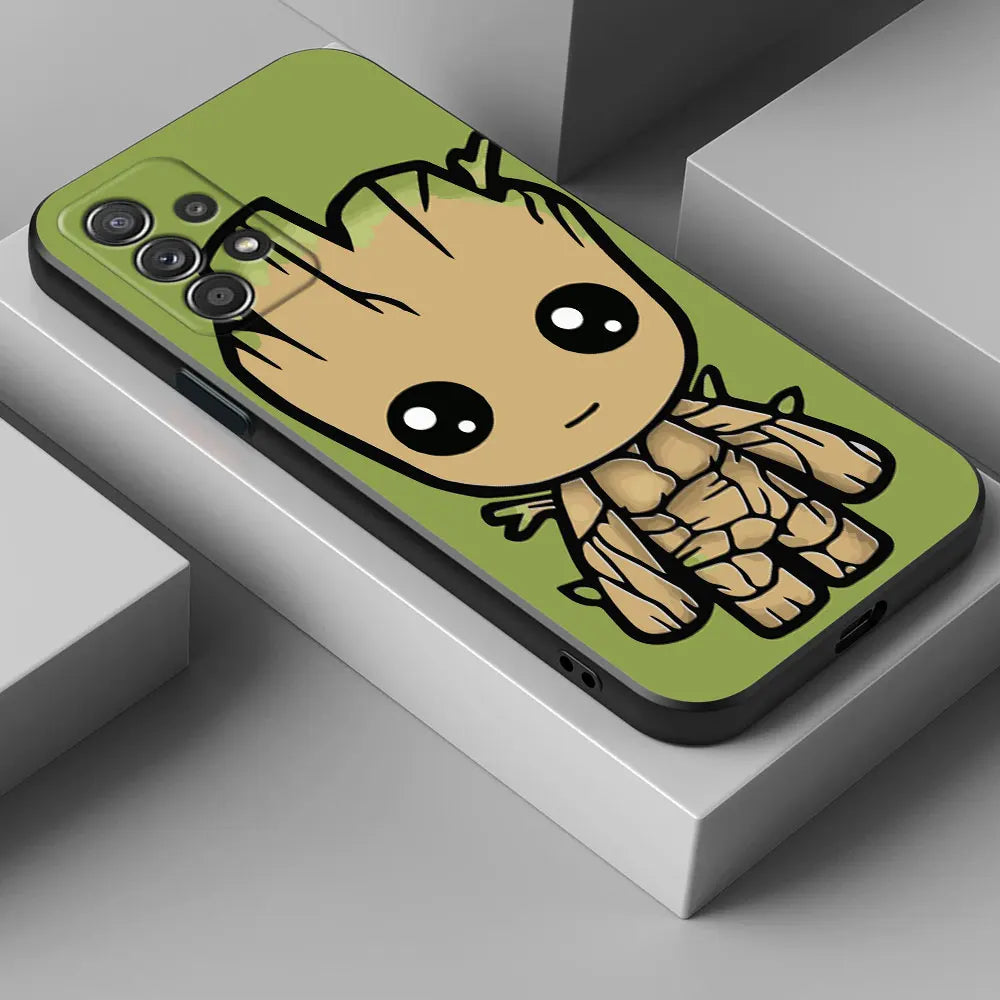 Marvel Avengers Ironman Groot Phone Case For Samsung Galaxy A17 A57 A37 5G A07 A55 A54 A34 A35 A25 A15 A56 A36 A26 A16 A06 Cover