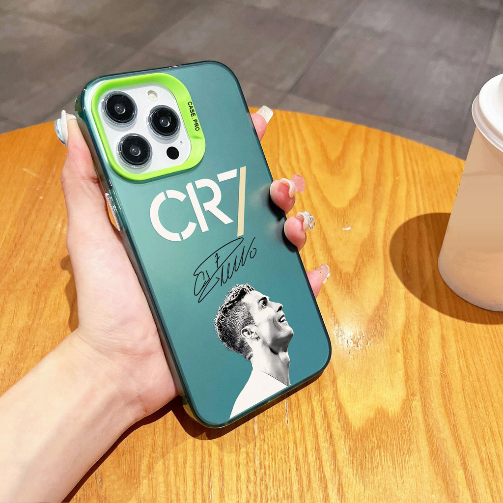 Football Star CR7 Phone Case For iPhone 17 16 13 11 15 14 12 Pro Max XS XR X 16 Plus 16E SE 11 15 Pro 12 13 Pro Matte Cover﻿