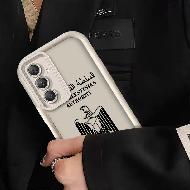 Palestine Flag Phone Case for Samsung Galaxy S24 S23 S22 S21 Ultra Plus S20 FE A55 A54 A53 A52 A52S A51 A50 A50S A35 A34 Cover