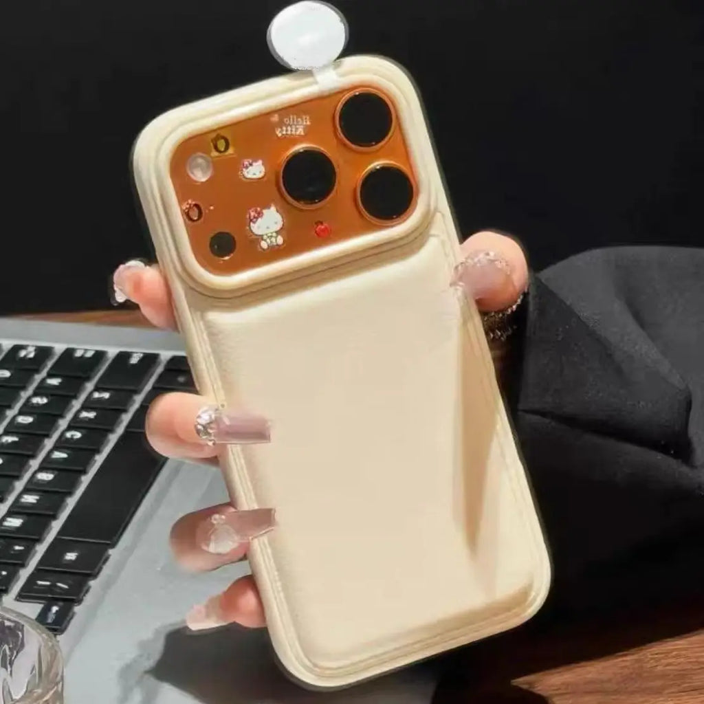 Luxury Leather Texture Air Cushion Case For iPhone Air 17 16 15 14 13 12 11 Pro XR X XS Max 8 7 6Plus Candy Color Silicone Cover