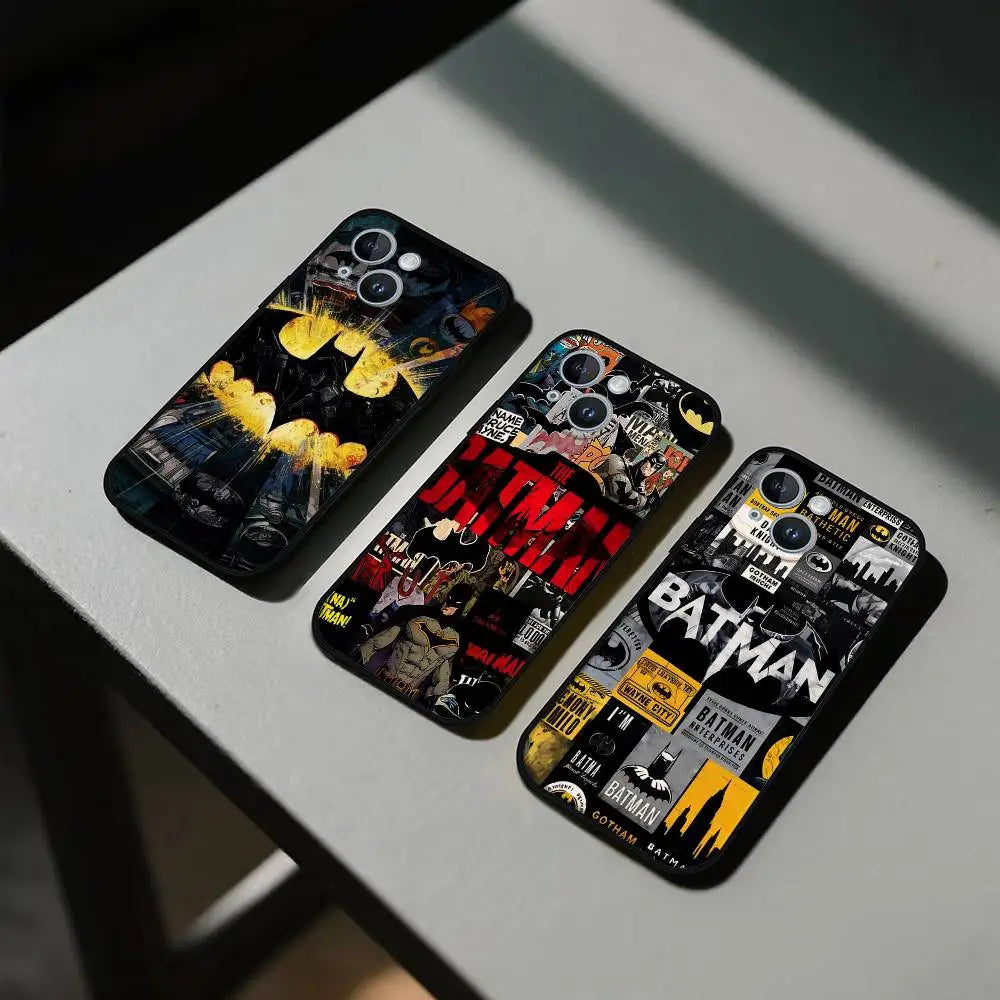 Cool-H-Batmans-S Fashion Black Phone Case That Fits For IPhone 17,16,15,11,13,14 Pro Max,Plus,X,Xr,Xs Max,13Mini