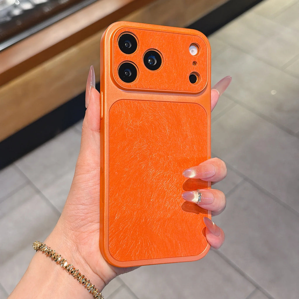 Luxury acrylic shock-absorbing case For iPhone 17 14 13 12 Pro Max 16 15 Plus feather patterned protection back cover