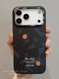 Graffiti Art Phone Case for iPhone 17 Pro Max 16 15 MagSafe Magnetic Charging Camera Shockproof Matte Back Cover Silicone Fundas