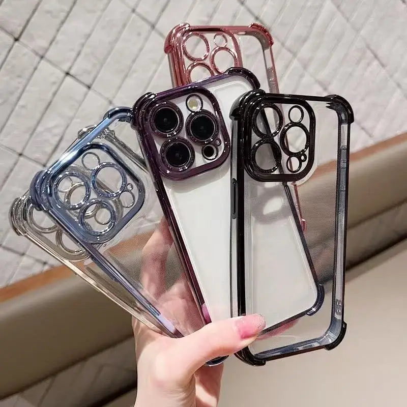 Luxury S-Stranger things Phone Case For iPhone 17 16e 16 15 14 13 12 11 Pro Max X XR XSMax 7 8 Mini Air Plus Anti-Fall Airabag