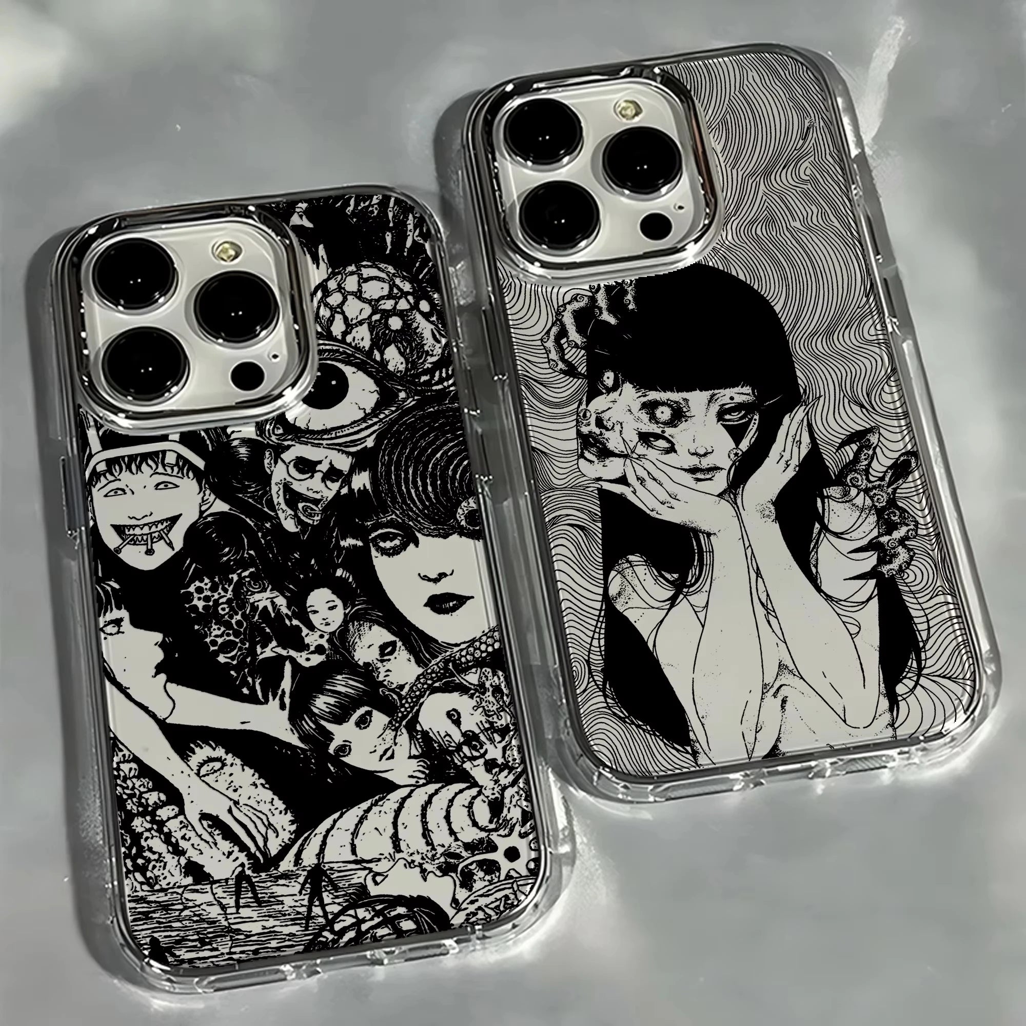 New comics Junji Ito horror Hot Anime Phone Case For iPhone 17 Air 16 e 15 14 13 12 11 Pro Max Plus SE 2020 2022 Soft Cover