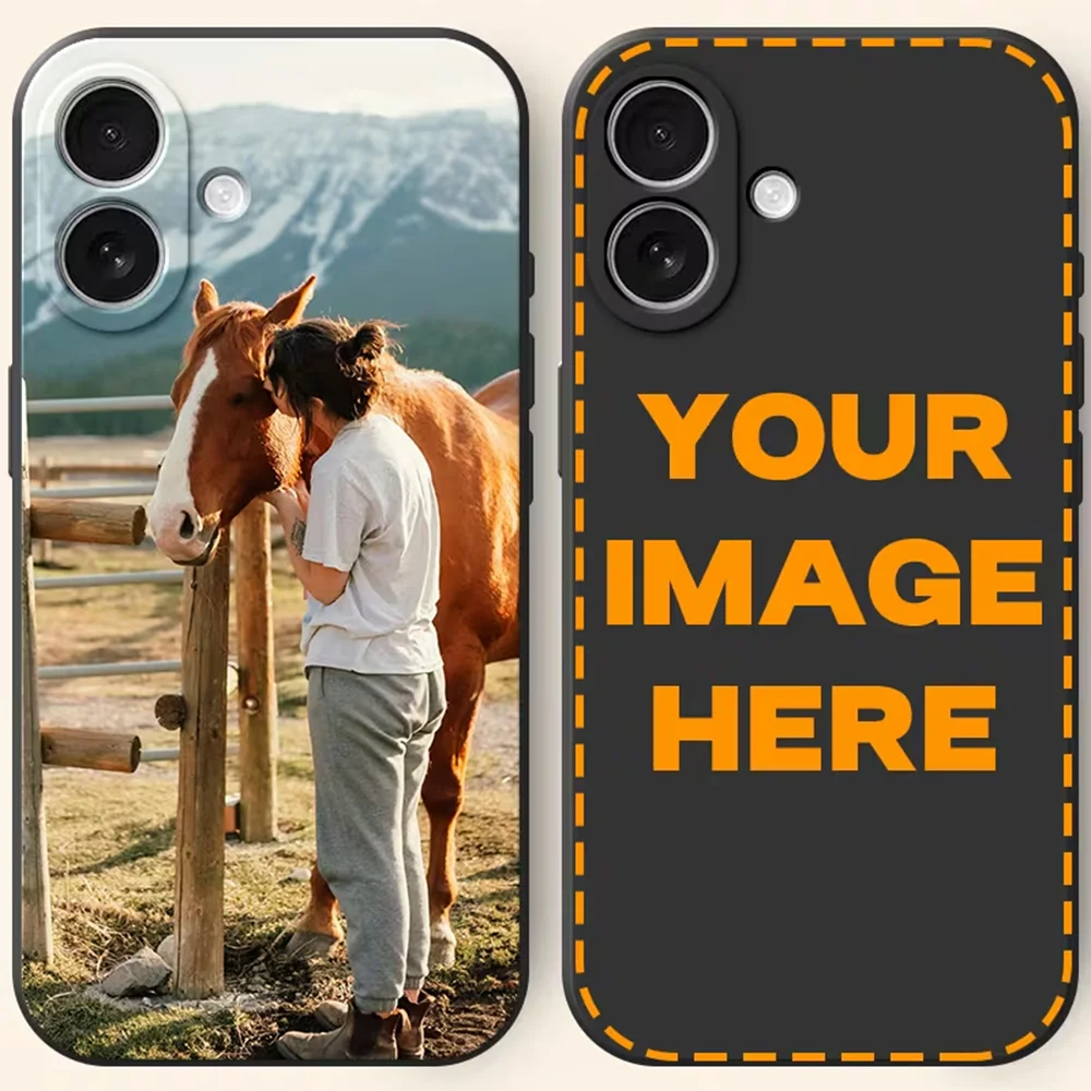 Custom Matte Phone Case For iPhone 17 16 15 14 13 12 11 Pro Max Air Mini E SE 2020 2022 XS XR 7 8 Plus DIY Your Photo Soft Cover