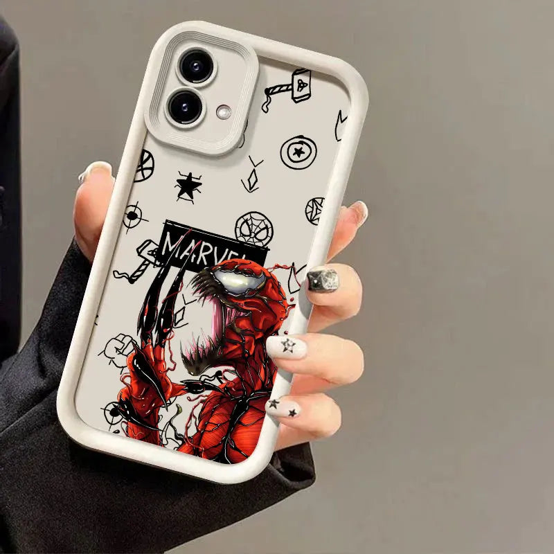 Spiderman Gwen Venom Marvel Case for Motorola Edge 70 60 Fusion 50 Pro 40 Neo G06 G56 G86 G85 G84 G75 G56 G53 G52 G30 G14 Cover