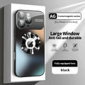 New Titanium Metallic Luxury Matte Case For iPhone 16 15 14 13 12 17 Pro Max Plus For Magsafe Glass Lens Camera Protection Cover