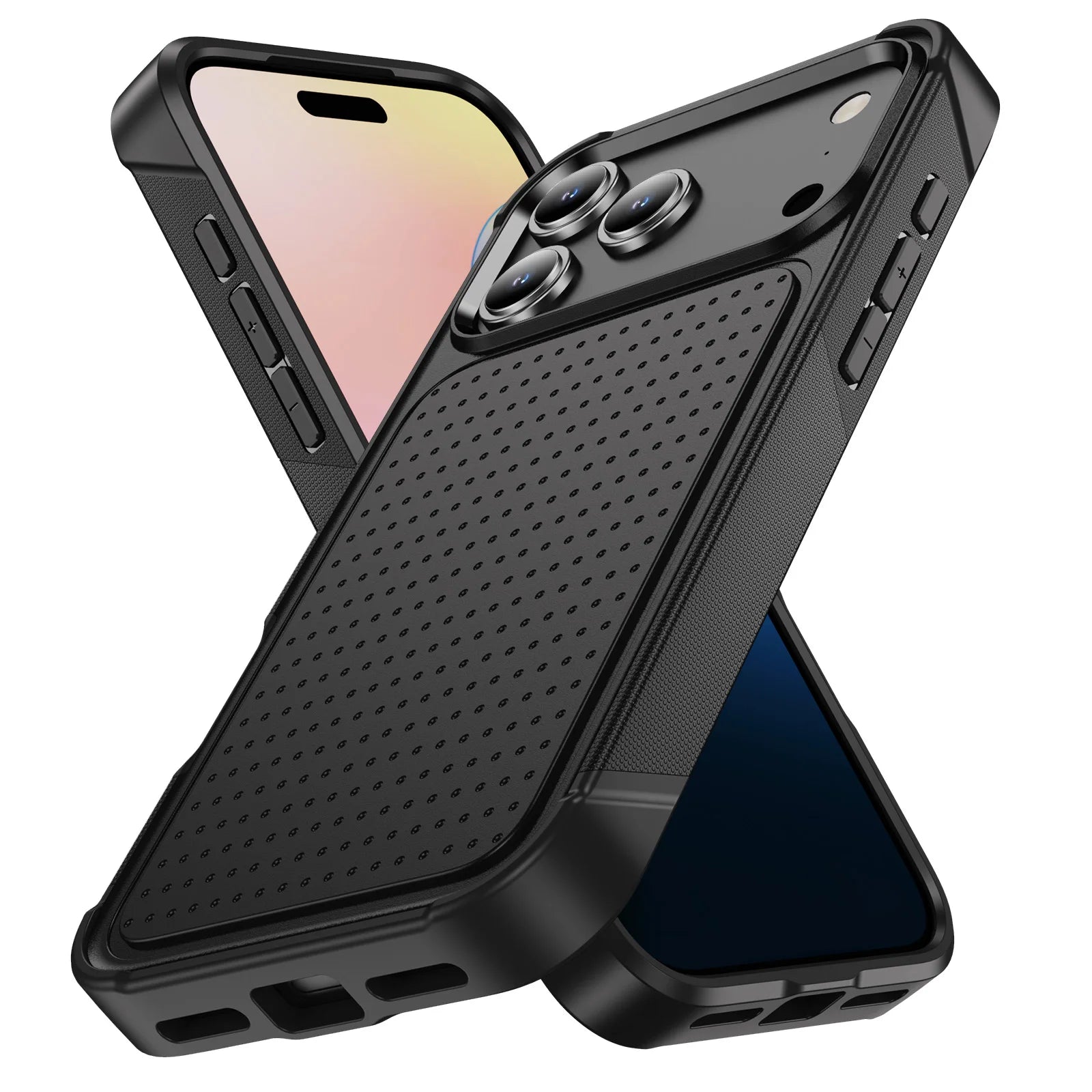 Protective Funda Cover Case for Iphone 17 Pro Max 16 15 14 Plus 13 Pro Max Iphone17 Fall Protection Mobile Phone Accessories