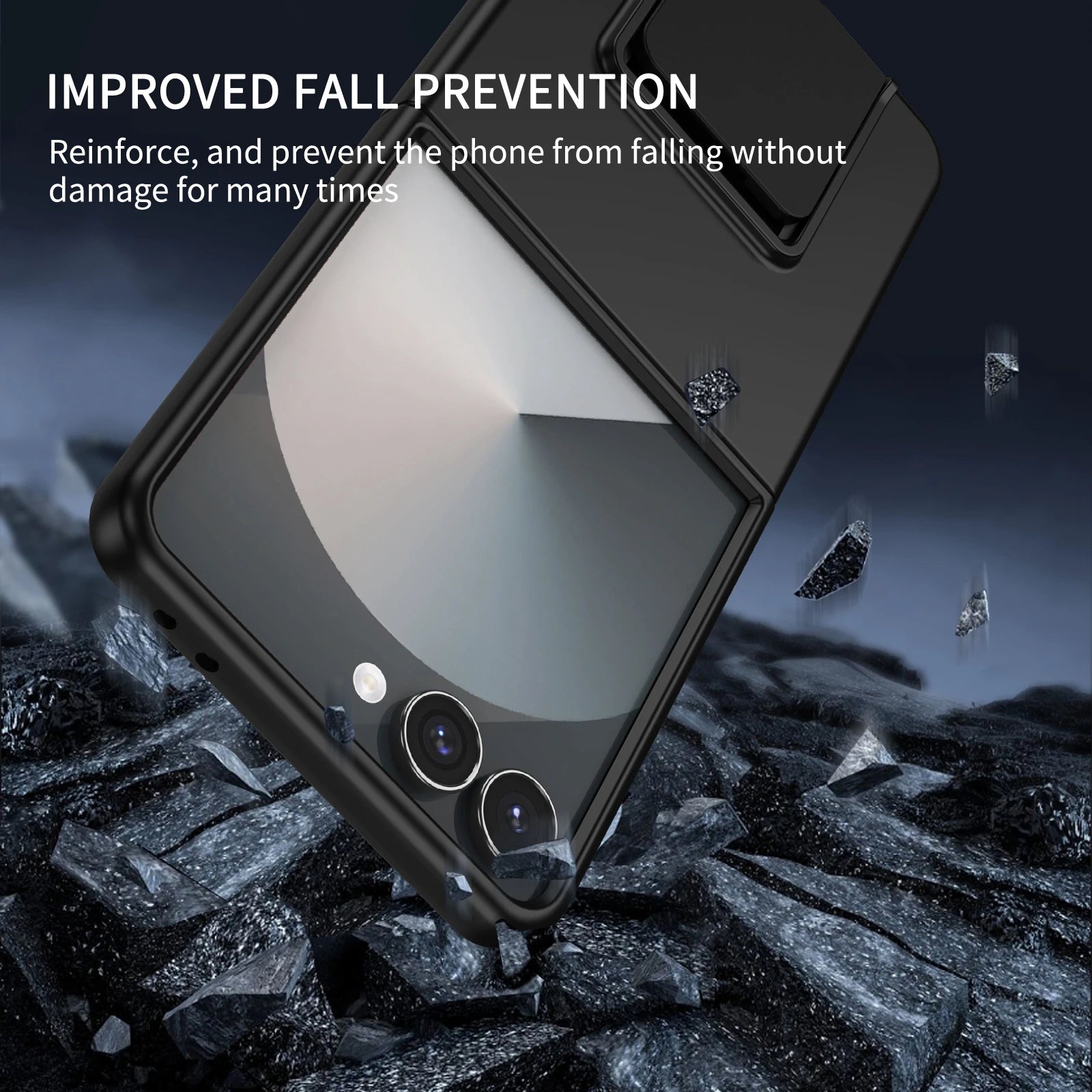 Shockproof Stand Holder Case for Samsung Galaxy Z Flip 8 5G Flip7 FE Flip8 Flip6 Flip5 Flip4 Flip3 Flip 7 6 5 4 3 Phone Cover