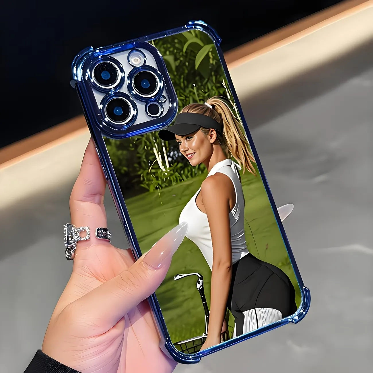 Custom Photo Electroplated Phone Case For iPhone 17 16 15 14 13 12 11 Pro Max Plus Air 16e 17e Shockproof Clear TPU Back Cover