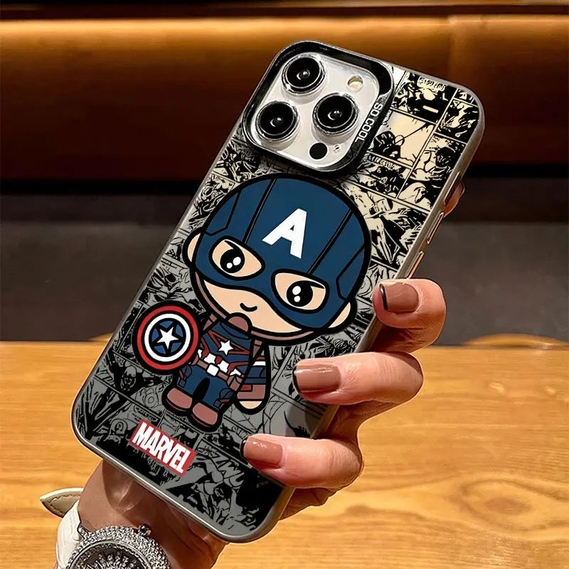 Funda Phone Case For Moto G84 G64 G55 G45 G34 G30 G24 G23 G22 G20 G14 G13 G10 G04s E22i E14 Cute Captain America SpiderMan