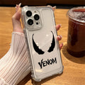 Marvel Hero Spiderman Venom Cool Clear Case For iPhone 17 16 15 14 13 12 11 Pro Max 16e 17e Air 13 15 Plus XS XR 7 8 Phone Cover