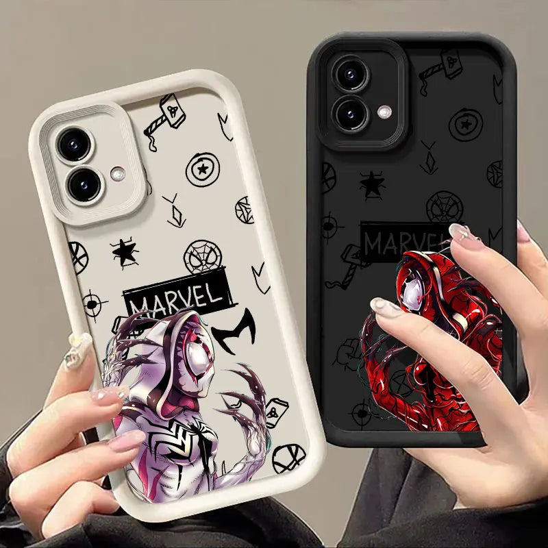Spiderman Gwen Venom Marvel Case for Motorola Edge 70 60 Fusion 50 Pro 40 Neo G06 G56 G86 G85 G84 G75 G56 G53 G52 G30 G14 Cover