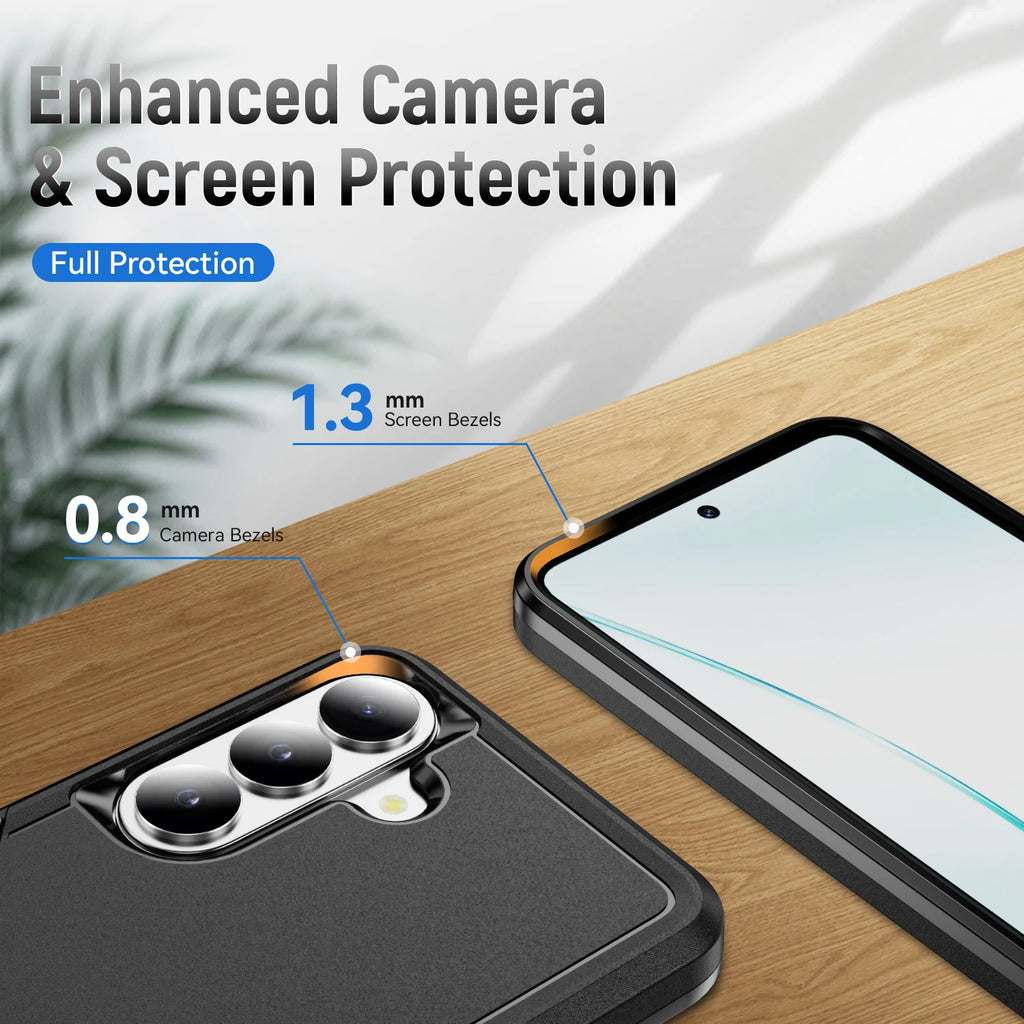 Armor Case for Samsung Galaxy S26 Ultra S25 FE S24 Plus S22 S23 S21 S20 FE A57 A17 A37 A56 A36 A16 Cover Funda Protective Bag