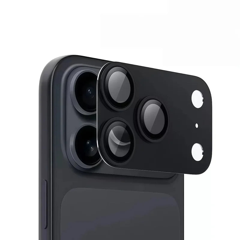 All-in-One Metal Lens Protector for Apple iPhone 17 Pro Max, Full-Coverage Camera Guard Film for iPhone 17 Pro Rear Cameras