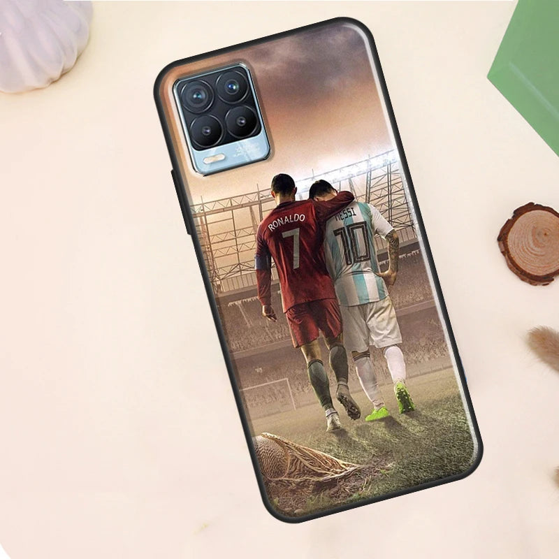 Football Soccer Case For Realme C75 C63 C61 C55 C51 C53 C35 C65 C67 C71 11 12 13 14 15 Pro Plus GT6 GT7 Pro