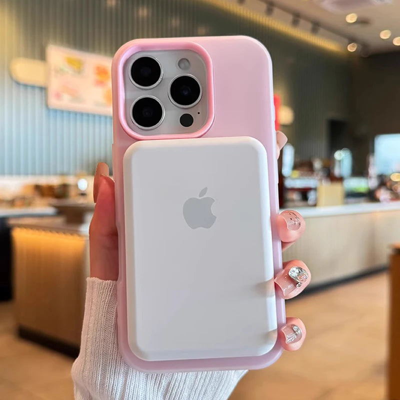 Candy Color Wrist Strap For Magsafe Case For iPhone 17 Air 16 15 13 12 11 14 Pro Max Plus Wireless Charging Colorful Cover