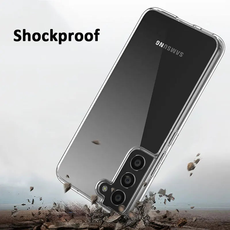 Clear Silicone Soft Phone Case For Samsung Galaxy S21 S22 S23 S24 Plus S25 Ultra S23 Fe Edge A14 A34 A54 A15 A25 A35 A55 Case