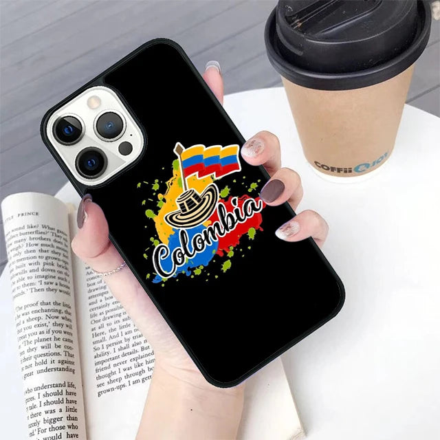 Colombia Flag phone Case Cover For iPhone 17 Air 16 15 14 Plus For apple 16 11 12 13 Pro Max coque