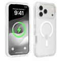 Rugged OTT Armor Magnetic Wireless Charging Clear Case for IPhone 17 Air 16 15 14 Plus 13 12 Pro Max Enhanced Shockproof Cover