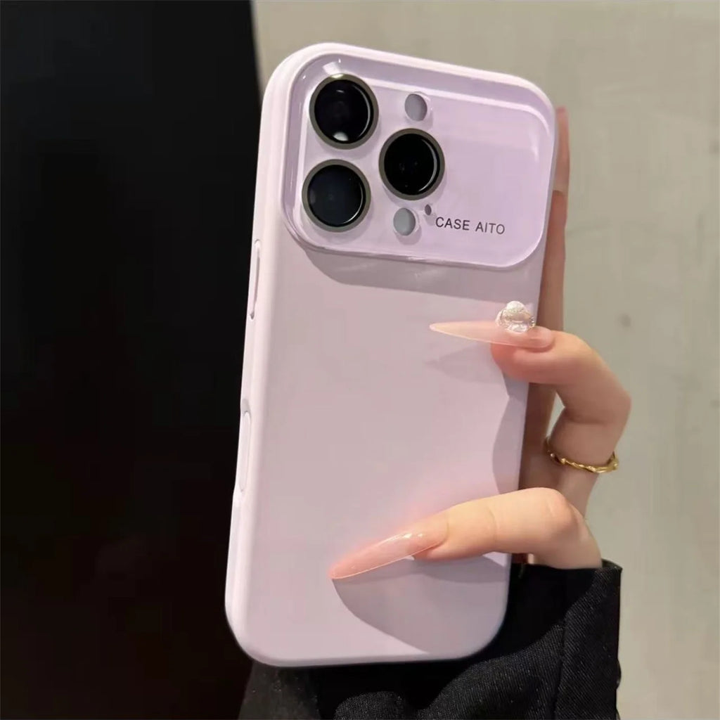 Luxury Original Silicone Glass Camera Lens Protect Soft Case For iPhone 12 13 14 15 16 17 Pro Max Air Soft Shockproof Cover