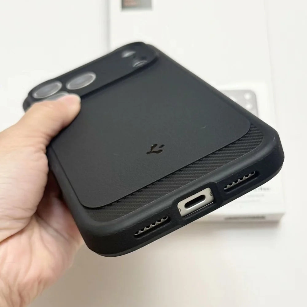 Spigen Suitable for iPhone 17 Pro Max Case Camera Protection Matte Magnetic Phone Case For iPhone 17Pro Air 17 For MagSafe Cover
