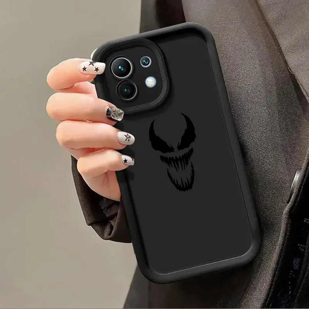 Marvel B-Batmans Ironman Cute Case for Xiaomi 13T 14 14T 15 15T Pro 17 Ultra Poco M7 M8 F8 F7 X6 X7 X8 Pro Max Shockproof Cover