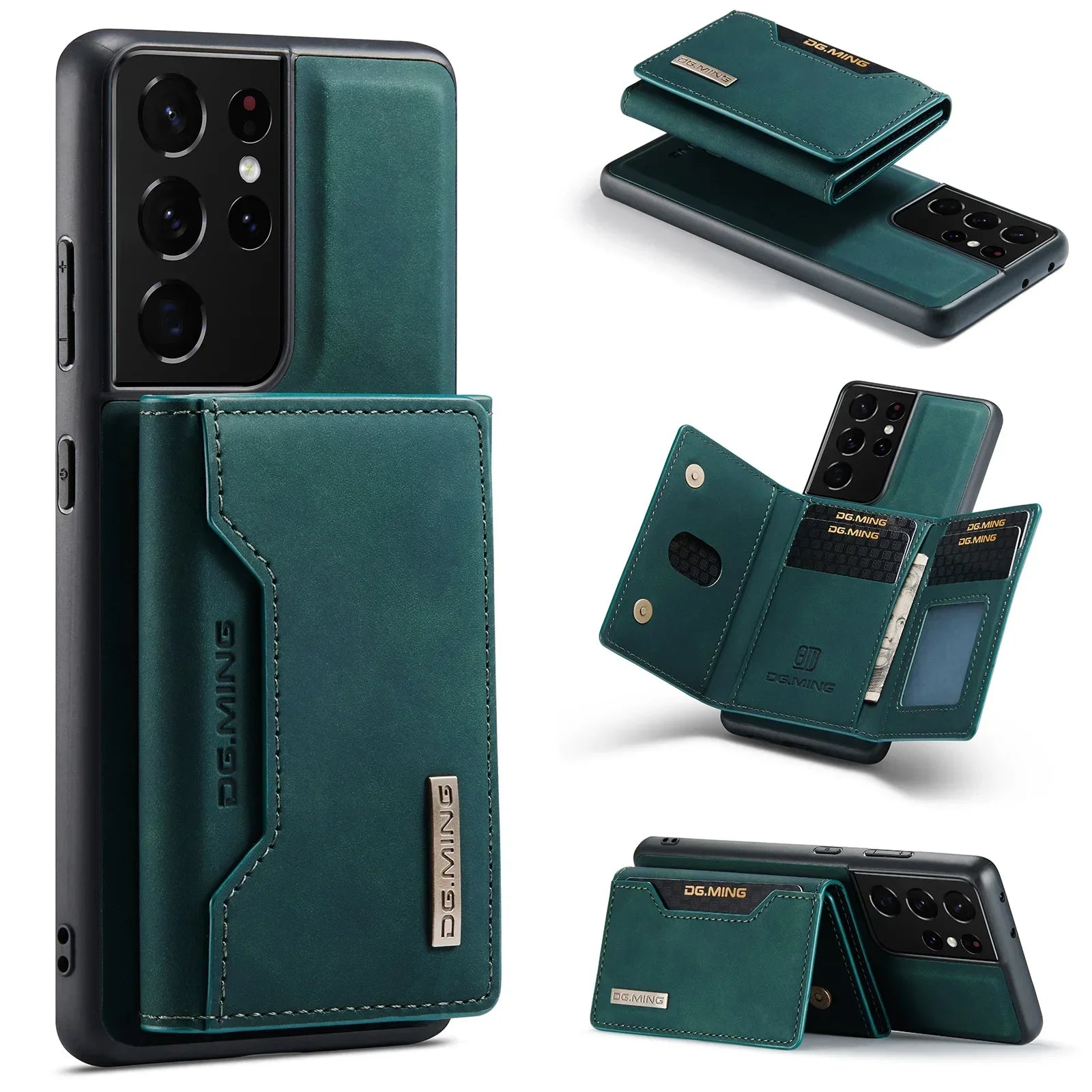 2 in 1 Leather Detachable Wallet Phone Case For Samsung Galaxy S22 S23 S24 S25 S26 Ultra S24 Plus Z Fold 7 6 5 4 3 Cover