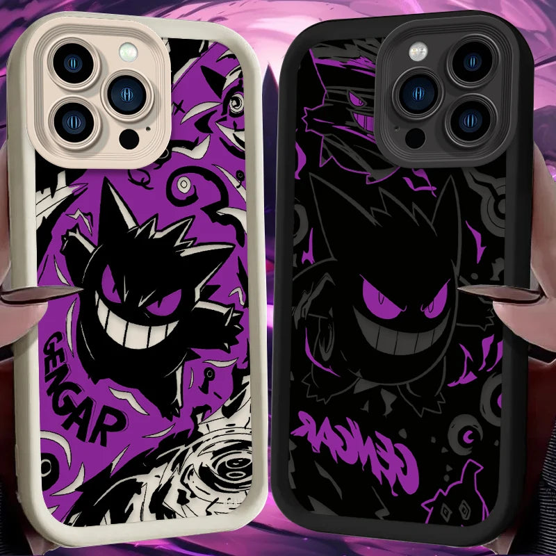 Phone Case For OnePlus 15 13 13T 12R 11R 10R 8T Nord CE Ace 2 3 4 5 6 Lite 4G 5G P-Pokemon Cool Gengar Soft Silicone Back Cover