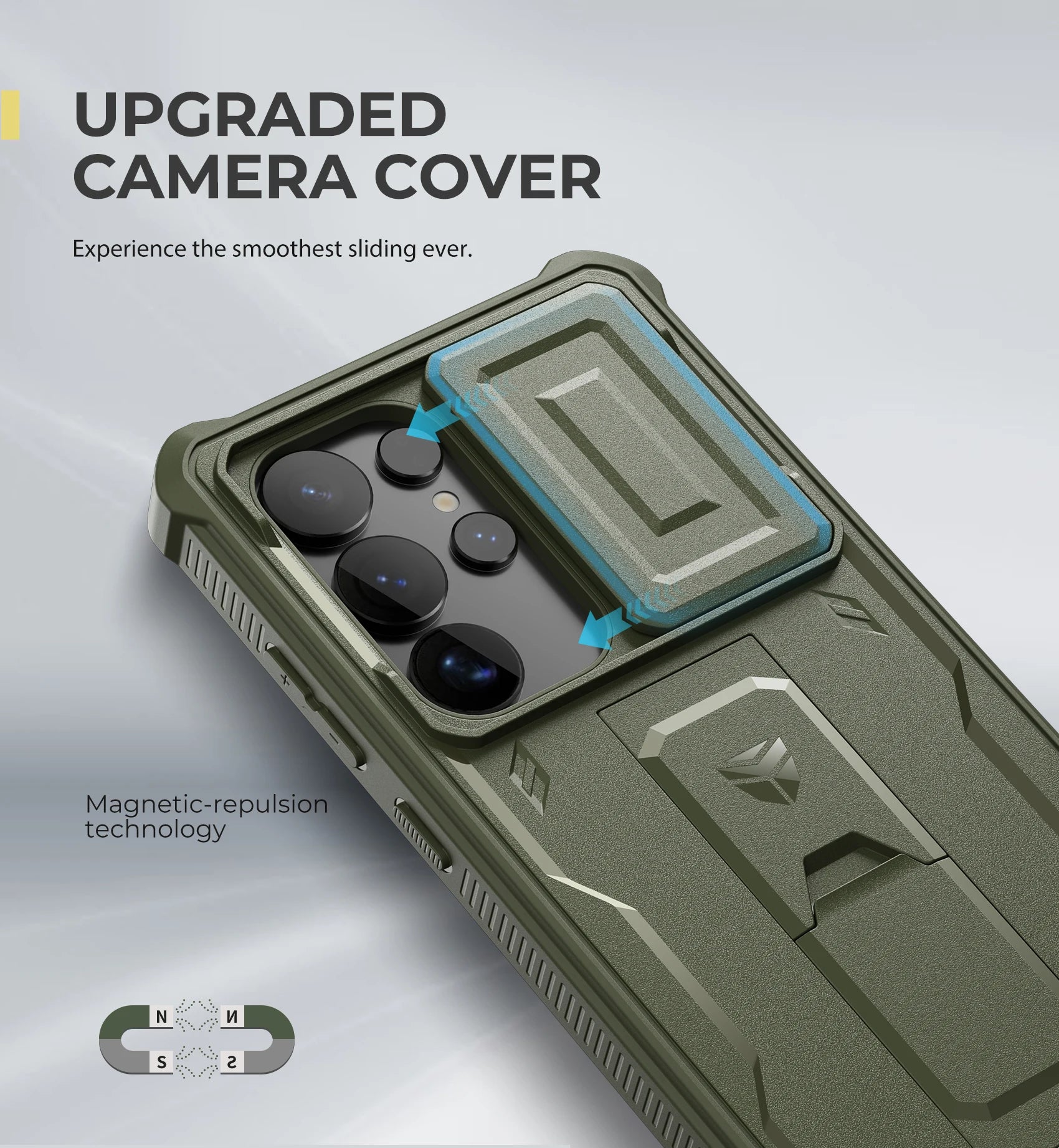 Dexnor For Samsung Galaxy S25/S25 Plus/S25 Ultra 2025Case Full Body Shockproof Camera Cover &Built-in Screen Protector Kickstand