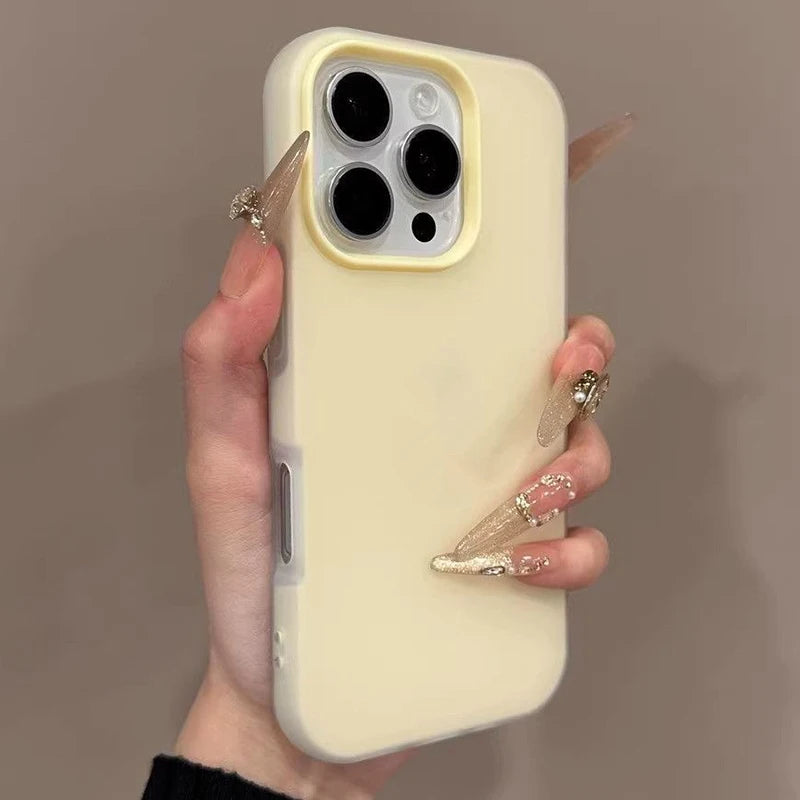 Soft Matte Candy Transparent Silicone Phone Case For iPhone 17 16 15 14 13 12 11 Pro Max XS XR X 7 8 Plus Shockproof Back Cover