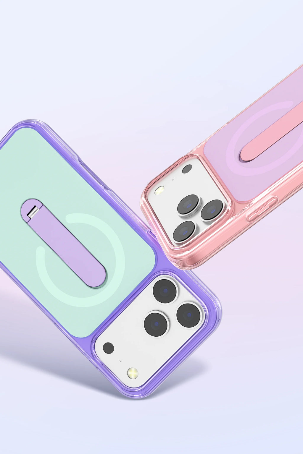 360 Hidden Metal Stand Magnetic Case for IPhone 17 Air 18 16 15 Pro Max 16 Plus 17Pro Magsafe Mag Safe Phone Cover