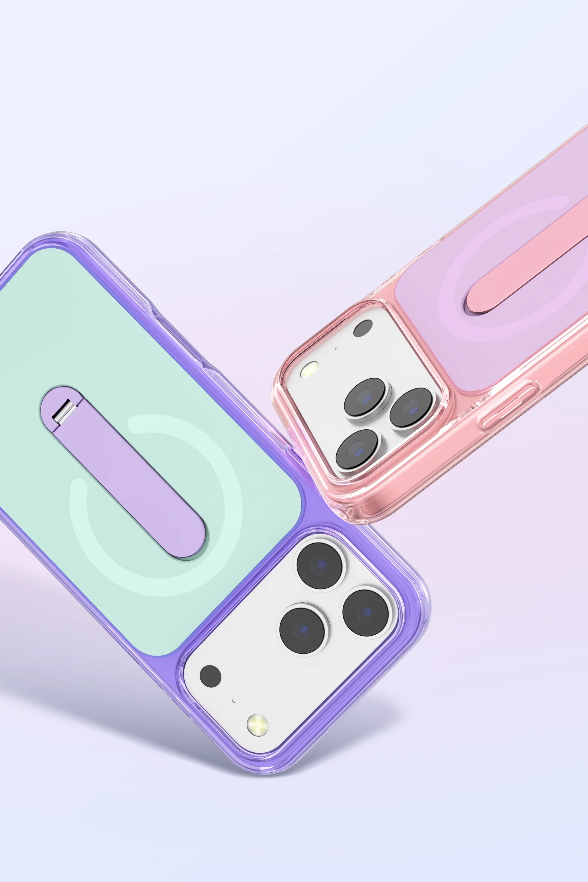 360 Hidden Metal Stand Magnetic Case for IPhone 17 Air 18 16 15 Pro Max 16 Plus 17Pro Magsafe Mag Safe Phone Cover