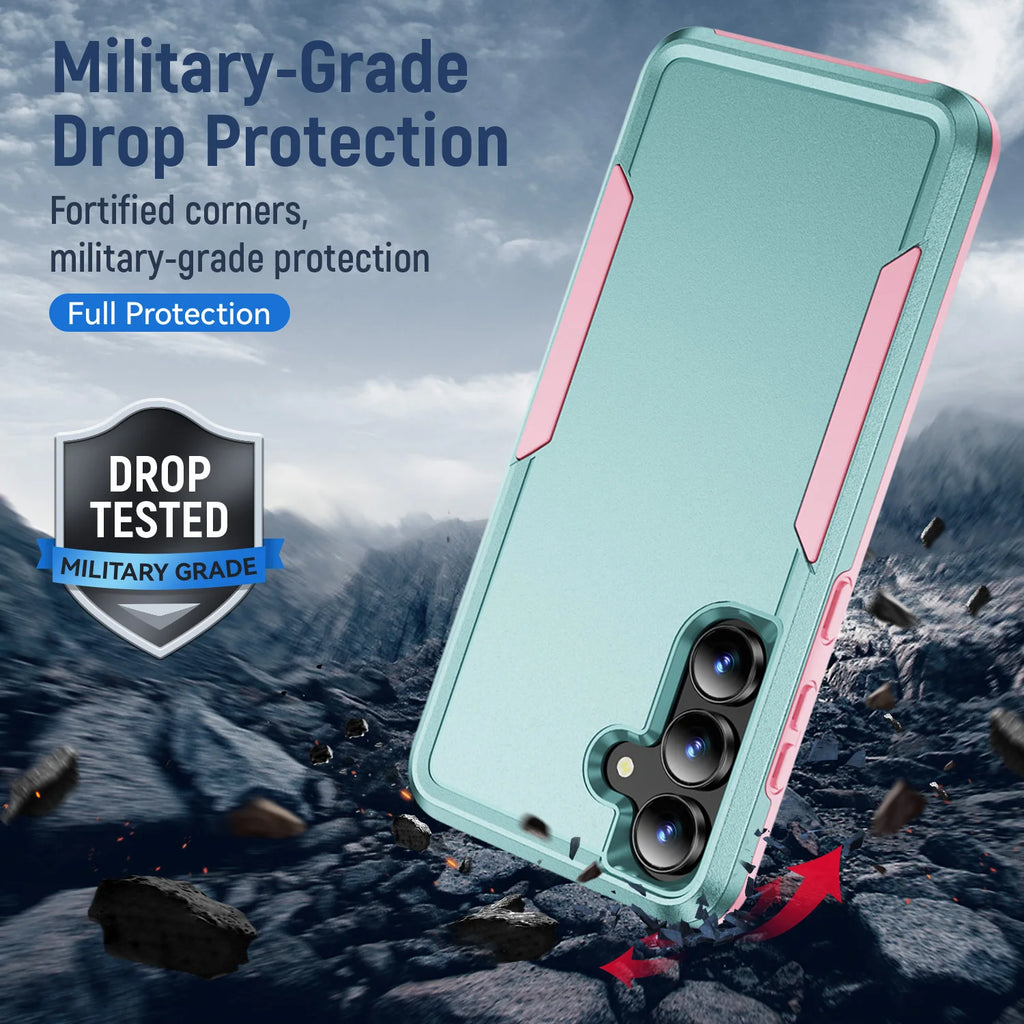 Hybrid Color Shockproof Phone Case for Samsung Galaxy A57 5G A17 A37 A56 A36 A16 A26 A55 A35 A15 A54 A14