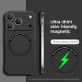 Ultra Thin Frameless Hard PC Phone Cases For iPhone 17 Pro Max Air 14 15 Plus 13 12 11 16 Pro For Magsafe Magnetic Protect Cover