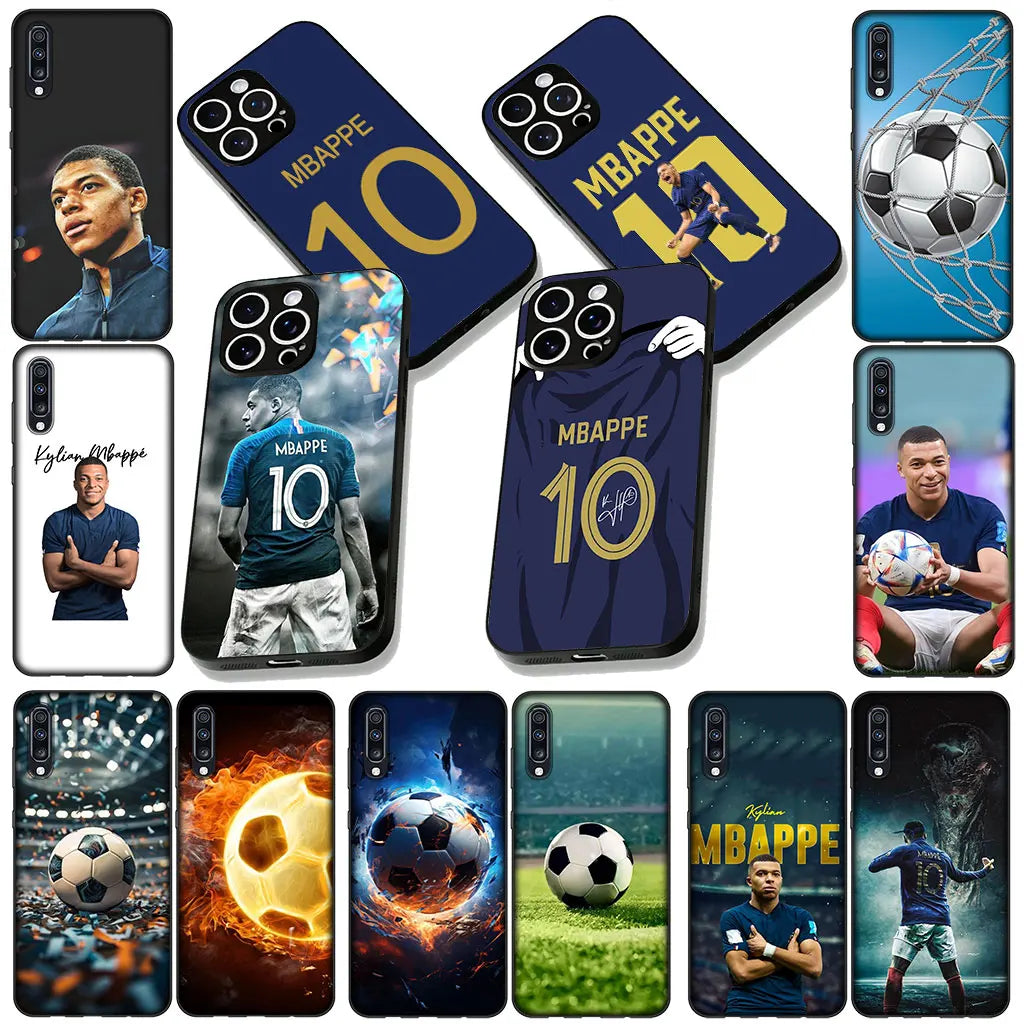 for Samsung Galaxy A05 A06 A14 A50 A51 A52 A12 A13 A17 A70 A07 A25 A26 A56 A23 M53 Case France Soccer No10 Football Star No 10 7