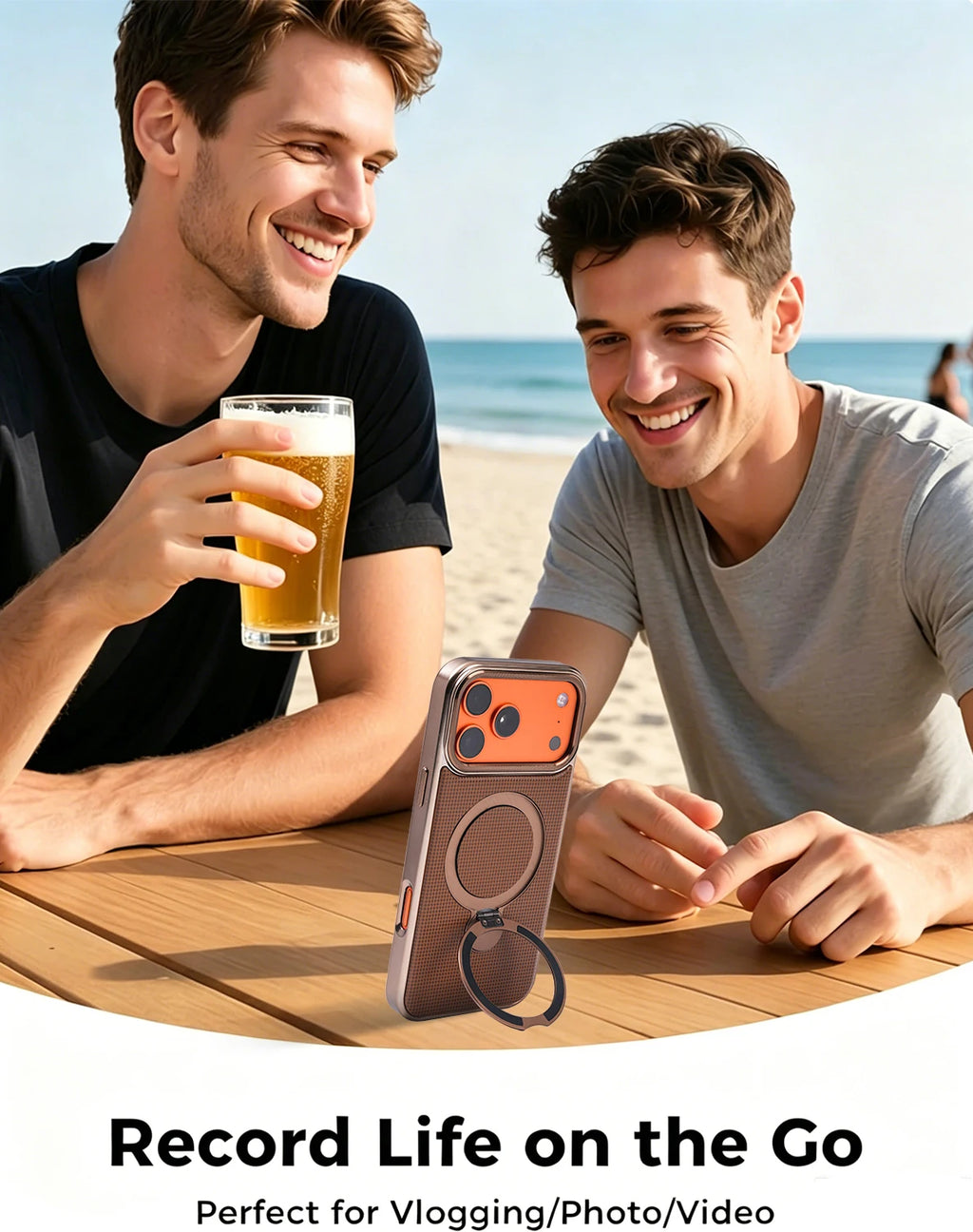 High Quality Original Technology Woven Case For Phone17Pro 17 Pro Max Magnetic 360° Rotating Stand Phone Cover