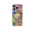 Rainbow Rabbit dopamine bunny art Phone case For magsafe iPhone 17 16 15 14 13 Pro Max Case Cute Luxury Cartoon shockproof Cover
