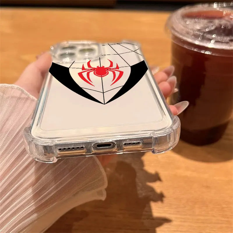 Marvel Hero Spiderman Venom Cool Clear Case For iPhone 17 16 15 14 13 12 11 Pro Max 16e 17e Air 13 15 Plus XS XR 7 8 Phone Cover