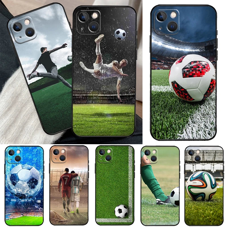 Football Soccer Case For Samsung Galaxy M35 M21 M12 M13 M14 M15 M06 M16 M36 M56 M31 M53 M32 M52 M55 M34 M54
