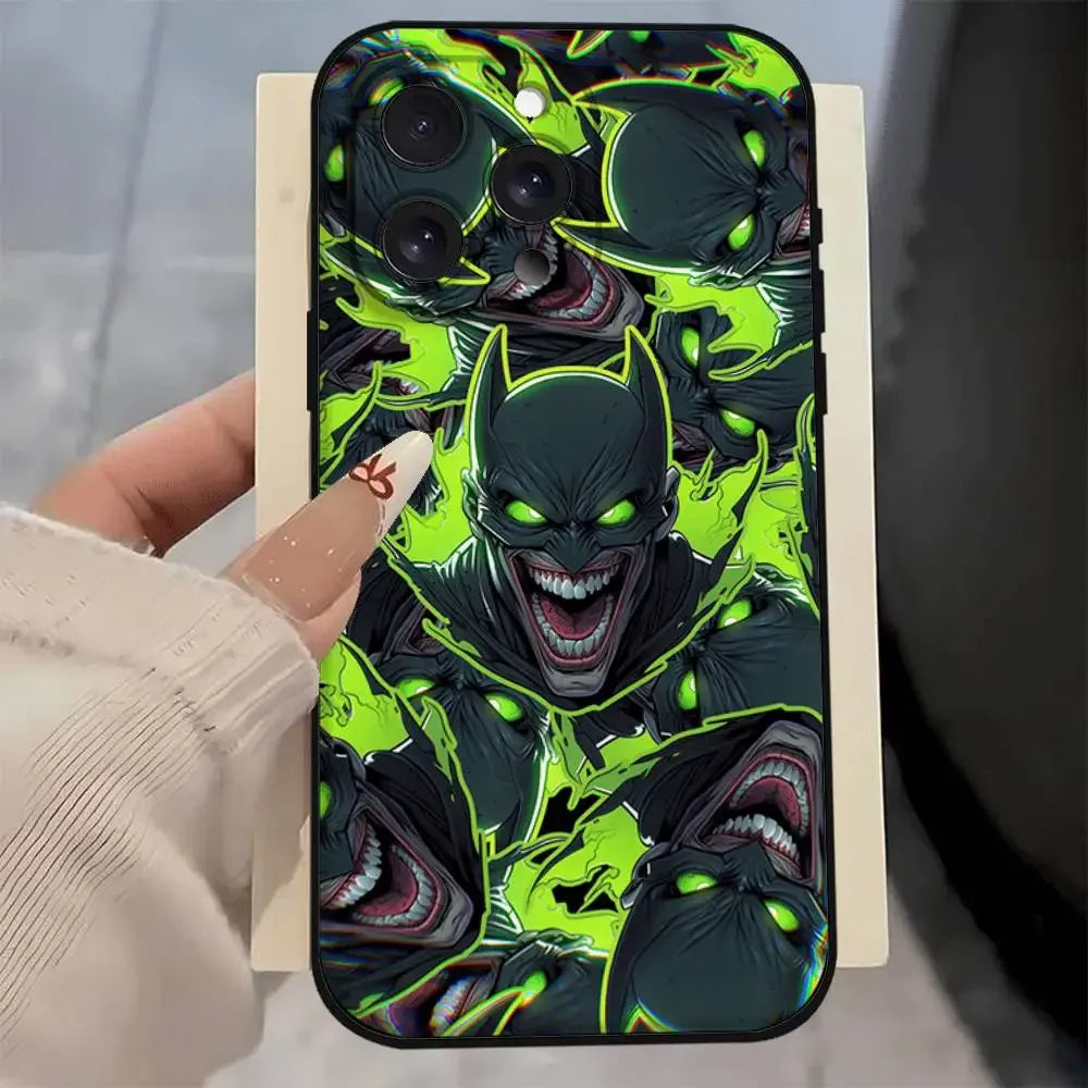 W-Batmans-r Phone Case Shockproof Case For IPhone 17 11 13 15 14 16 Pro Max 12 Mini 7 8 Plus XR X XS Matte Funda Phone Cover