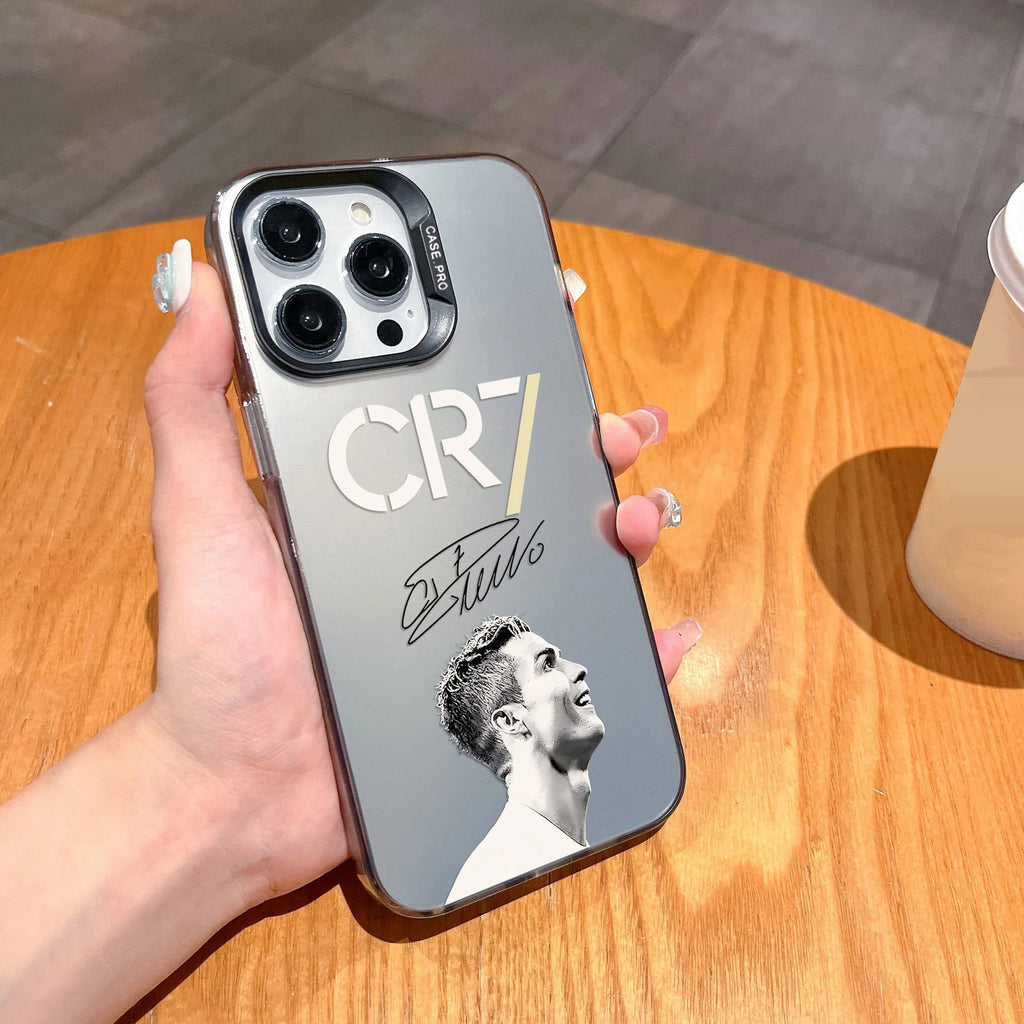 Football Star CR7 Phone Case For iPhone 17 16 13 11 15 14 12 Pro Max XS XR X 16 Plus 16E SE 11 15 Pro 12 13 Pro Matte Cover﻿