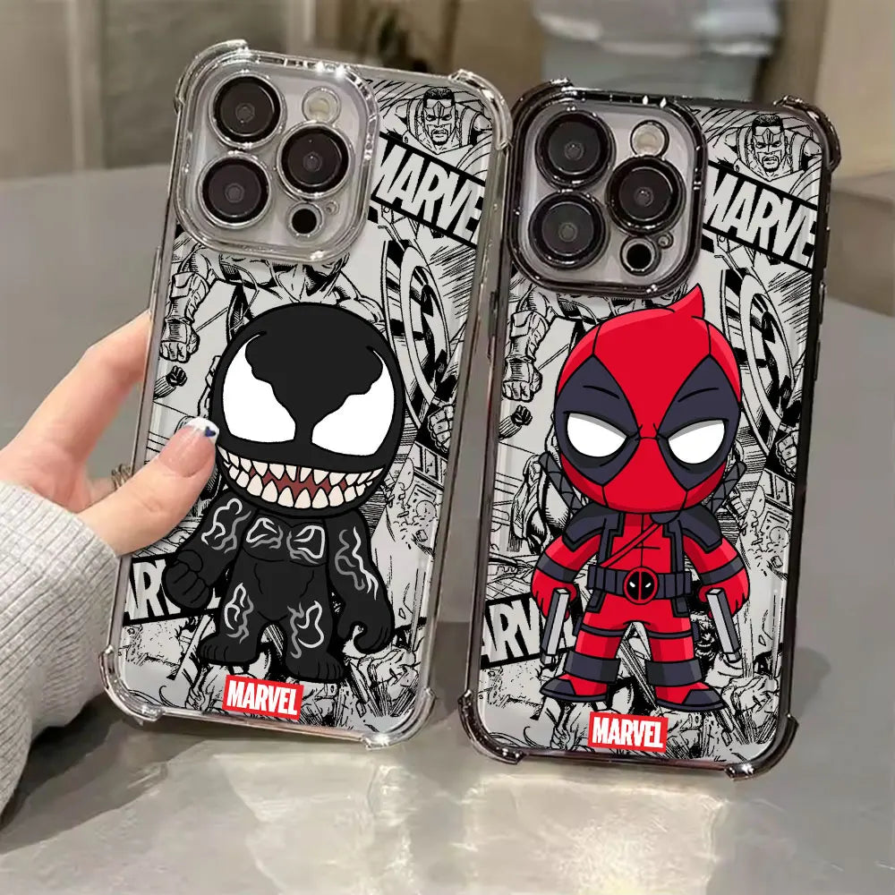 Marvel Cartoon Venom Deadpool Groot Phone Case For Xiaomi Poco X8 Pro Max Cases X5 X6 X7 F4 F7 Pro F8 Ultra M7 X8Pro Soft Cover
