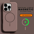 New Magnetic Lanyard Phone Case For iPhone 15 14 16 Plus 11 12 13 16 Pro Max Magsafe Liquid Silicone Strap Protector Soft Cover